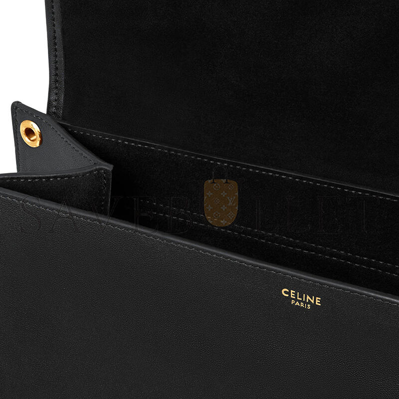 CELINE SOFT TRIOMPHE BESACE IN SUPPLE SHINY LAMBSKIN 123632T88.38NO (34*25*13cm) CELINE SOFT TRIOMPHE BESACE IN SUPPLE SHINY LAMBSKIN 123632T88.38NO (34*25*13cm)